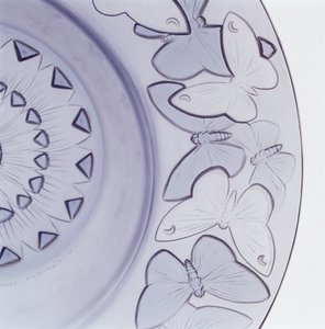 (detalle) del cuenco Phalenes de Lalique, c.1902